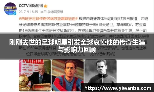 刚刚去世的足球明星引发全球哀悼他的传奇生涯与影响力回顾